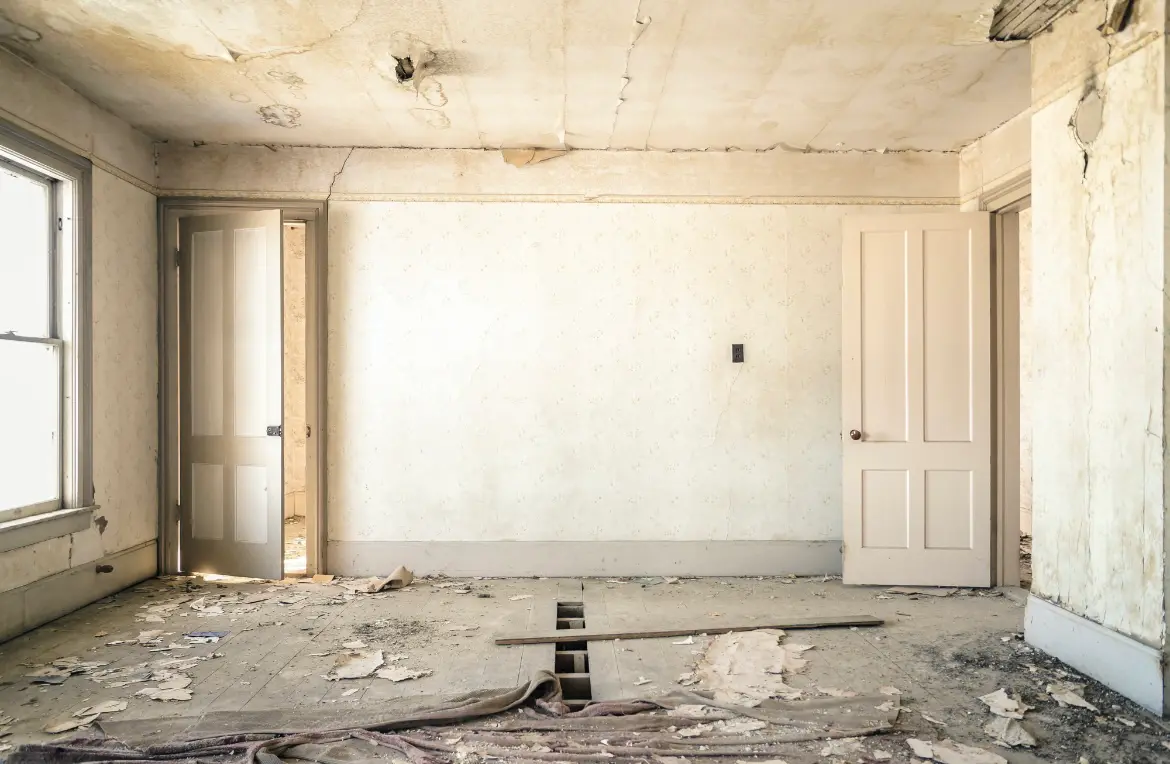 Waste disposal crew managing a cleanout project in Silsbee